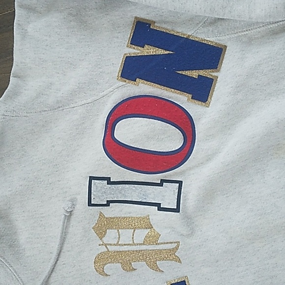 VTG 90S CHAMPION PATCHED REVERSE WEAVE LARGE SPELLOUT  HOODIE MENS 2XL - Picture 3 of 9